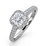 Roxy Gia Diamond Engagement Side Stone Ring Platinum 1.58ct G/si2