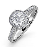 Danielle Gia Diamond Engagement Side Stone Ring 18kw Gold 1.25ct G/si1