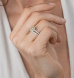 Leila Matching Diamond Milgrain Wedding Band 0.35ct In Platinum