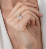 Victoria Matching Diamond Wedding Band 0.20ct In Platinum
