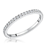 Katarin Matching Diamond Wedding Band 0.35ct In Platinum