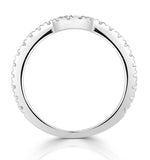 Valerie Matching Wedding Band 0.50ct G/si Diamond In Platinum