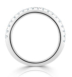 Elizabeth Matching Wedding Band 0.45ct G/si Diamond In 18k White Gold