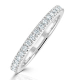 Reina Matching Wedding Band 0.35ct G/si Diamond In Platinum