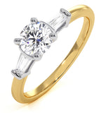 Isadora Gia Diamond Engagement Ring 18ky 0.65ct G/si1