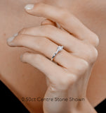 Isadora Gia Diamond Engagement Ring Platinum 1.10ct G/si1