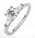 Isadora Gia Diamond Engagement Ring 18kw 0.90ct G/si1
