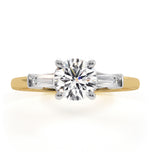 Isadora Gia Diamond Engagement Ring 18ky 0.90ct G/vs1