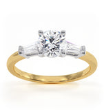Isadora Gia Diamond Engagement Ring 18ky 0.90ct G/vs2