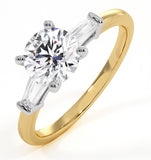 Isadora Gia Diamond Engagement Ring 18ky 1.10ct G/si2