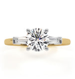 Isadora Gia Diamond Engagement Ring 18ky 1.10ct G/vs2