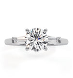 Isadora Gia Diamond Engagement Ring Platinum 1.25ct G/si2