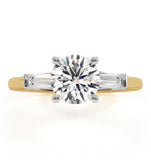Isadora Gia Diamond Engagement Ring 18ky 1.25ct G/vs1
