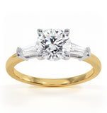 Isadora Gia Diamond Engagement Ring 18ky 1.25ct G/vs1
