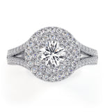 Camilla Gia Diamond Halo Engagement Ring In Platinum 1.15ct G/vs2