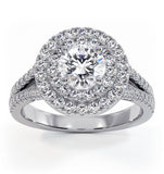 Camilla Gia Diamond Halo Engagement Ring 18k White Gold 1.65ct G/vs2