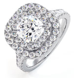 Anastasia Gia Diamond Halo Engagement Ring In Platinum 1.70ct G/vs2