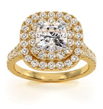 Anastasia Gia Diamond Halo Engagement Ring In 18k Gold 1.70ct G/vs2