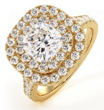Anastasia Gia Diamond Halo Engagement Ring In 18k Gold 1.85ct G/si2