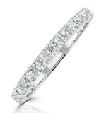 Anastasia Matching Wedding Band 0.40ct G/si Diamond In Platinum