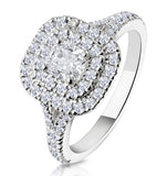 Anastasia Gia Diamond Halo Engagement Ring In Platinum 1.30ct G/vs1