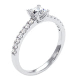Katerina Gia Princess Diamond Engagement Ring Platinum 1.00ct G/si1