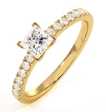 Katerina Gia Princess Diamond Engagement Ring 18k Gold 1.00ct G/si1