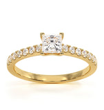 Katerina Gia Princess Diamond Engagement Ring 18k Gold 1.00ct G/si1