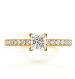 Katerina Gia Princess Diamond Engagement Ring 18k Gold 1.00ct G/si1