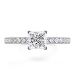 Katerina Gia Princess Diamond Engagement Ring Platinum 1.25ct G/si1