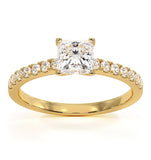 Katerina Gia Princess Diamond Engagement Ring 18k Gold 1.25ct G/si2