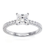 Katerina Gia Princess Diamond Engagement Ring 18kw Gold 1.50ct G/vs2