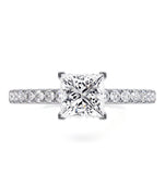 Katerina Gia Princess Diamond Engagement Ring Platinum 1.50ct G/vs2