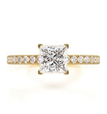 Katerina Gia Princess Diamond Engagement Ring 18k Gold 1.50ct G/si1