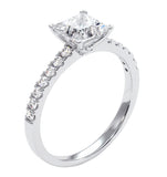 Katerina Gia Princess Diamond Engagement Ring Platinum 1.65ct G/vs2
