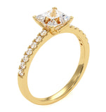 Katerina Gia Princess Diamond Engagement Ring 18k Gold 1.65ct G/si1