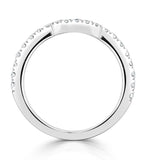 Annabelle Matching Wedding Band 0.30ct G/si Diamond In 18k White Gold