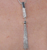 Allura Collection Diamond Necklace In 925 Silver - Up3245