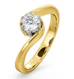 Certified 0.50ct Leah 18k Gold Engagement Ring G/si1