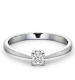 Certified Lauren Platinum Diamond Engagement Ring 0.25ct-f-g/vs