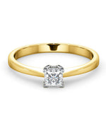 Certified Lauren 18k Gold Diamond Engagement Ring 0.33ct-f-g/vs