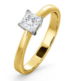 Certified Lauren 18k Gold Diamond Engagement Ring 0.50ct-f-g/vs