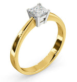 Certified Lauren 18k Gold Diamond Engagement Ring 0.50ct-f-g/vs
