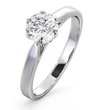 2 Carat Diamond Engagement Ring Low Set Chloe Lab H/si1 18k White Gold