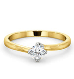 Certified Lily 18k Gold Diamond Engagement Ring 0.33ct