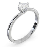 Engagement Ring Certified 0.50ct Lily Platinum E/vs2