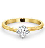 Certified 0.50ct Lily 18k Gold Engagement Ring E/vs2