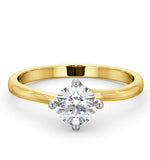 Certified 0.70ct Lily 18k Gold Engagement Ring G/si2
