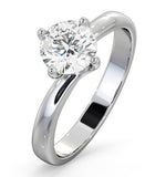 Certified 1.00ct Lily Platinum Engagement Ring G/si2