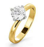 1.50ct Diamond Engagement Ring Lily Lab H/si1 18k Gold Igi Certified